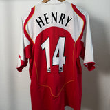 Arsenal Heimtrikot 2004/05 – Henry #14 – Nike – Größe XL