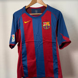 🔵🔴 FC Barcelona 2004/05 Heimtrikot – Ronaldinho #10 – Größe M