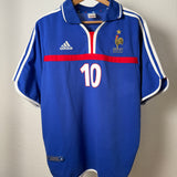 Frankreich F.F.F. 2000 Heimtrikot – Zidane #10 (XL) France
