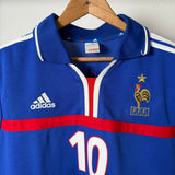 Frankreich F.F.F. 2000 Heimtrikot – Zidane #10 (XL) France