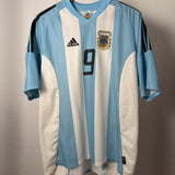 Argentinien 2002 Heimtrikot – Batistuta #9 – XL
