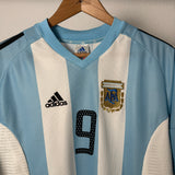 Argentinien 2002 Heimtrikot – Batistuta #9 – XL