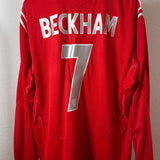 England 2004/06 Heimtrikot – Beckham (#7) – Langarm – Vintage