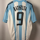 Argentinien 2002 Heimtrikot – Batistuta #9 – XL