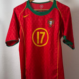 Portugal 2004 Ronaldo #17 Heimtrikot (XS)