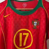 Portugal 2004 Ronaldo #17 Heimtrikot (XS)