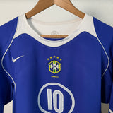 Brasilien 2004 Auswärtstrikot – Ronaldinho (#10) L
