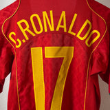 Portugal 2004 Ronaldo #17 Heimtrikot (XS)