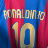 FC Barcelona 2006/07 Heimtrikot – Ronaldinho #10 (XXL)
