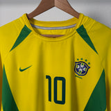 🇧🇷 Brasilien 2002 Heimtrikot – Rivaldo #10 – XXL