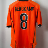 Niederlande 1998 Heimtrikot – Bergkamp #8 – M