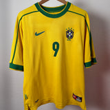 Brasilien 1998 Heimtrikot – Ronaldo #9 – M