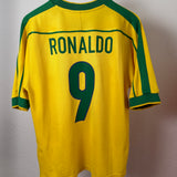 Brasilien 1998 Heimtrikot – Ronaldo #9 – M
