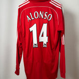 Liverpool FC 2006/07 Heimtrikot Langarm – Alonso #14 – XL