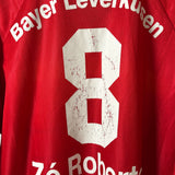 Bayer 04 Leverkusen 1998–2000 Heimtrikot – Aspirin – Zé Roberto – Adidas – Vintage