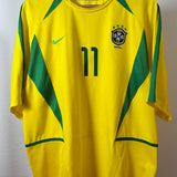 Brasilien 2002 Heimtrikot – Ronaldinho (#11) – Nike – Vintage
