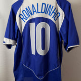 Brasilien 2004 Auswärtstrikot – Ronaldinho (#10) – Nike – Vintage