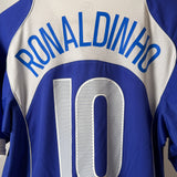 Brasilien 2004 Auswärtstrikot – Ronaldinho (#10) – Nike – Vintage