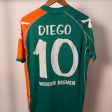 🟢 Werder Bremen 2006 Auswärtstrikot – Diego – Größe L (fällt kleiner aus)