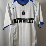 Inter Mailand 2004/05 Auswärtstrikot – Pirelli – Adriano – Nike – Vintage