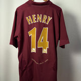 Arsenal FC 2005/06 Burgundy Heimtrikot (Highbury Edition) – Henry #14 – XL