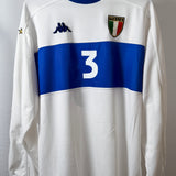 Italien 2000 Auswärtstrikot – Maldini – Kappa – Langarm – Vintage