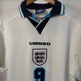 England 1996 Heimtrikot – Shearer #9 – Größe L