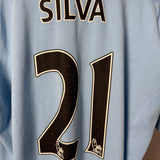 Manchester City 2011/12 Heimtrikot – Silva #21 – L