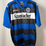 DSC Arminia Bielefeld 2009/10 Heimtrikot – Bollmann #3 – mit Kader-Autogrammen – L/XL