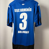 DSC Arminia Bielefeld 2009/10 Heimtrikot – Bollmann #3 – mit Kader-Autogrammen – L/XL