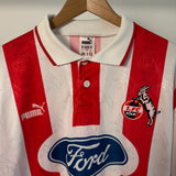 🔴⚪ 1. FC Köln 1995/96 Heimtrikot – Puma – Größe XL
