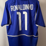 Brazil 2002 Away Jersey – Ronaldinho – Size M