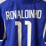Brazil 2002 Away Jersey – Ronaldinho – Size M