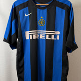 Inter Mailand 2004/05 Heimtrikot – Pirelli – Adriano – Nike – Vintage