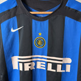 Inter Mailand 2004/05 Heimtrikot – Pirelli – Adriano – Nike – Vintage