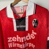 🔴⚫ SC Freiburg 1997/98 Heimtrikot – Größe XXL