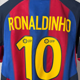 FC Barcelona 2003/04 Heimtrikot – Ronaldinho #10 (S)