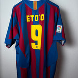 FC Barcelona 2005/06 Heimtrikot – Eto'o #9 – XXL