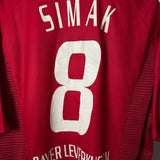 Bayer 04 Leverkusen 2002/03 Heimtrikot – Simak #8 – XL