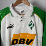 🟢⚪ Werder Bremen 1995/96 Heimtrikot – Puma XL