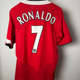 Manchester United 2004/06 Heimtrikot – Ronaldo #7 – L