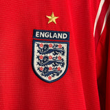 England 2004/06 Heimtrikot – Beckham (#7) – Langarm – XL