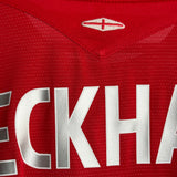 England 2004/06 Heimtrikot – Beckham (#7) – Langarm – XL