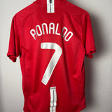 Manchester United 2007/08 Heimtrikot – Nike  – Cristiano Ronaldo #7 - M