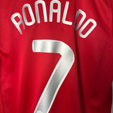 Manchester United 2007/08 Heimtrikot – Nike  – Cristiano Ronaldo #7 - M