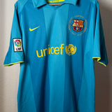 FC Barcelona 2007/08 Anniversary Away Shirt – Ronaldinho (XL)