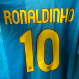FC Barcelona 2007/08 Anniversary Away Shirt – Ronaldinho (XL)