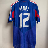 🇫🇷 Frankreich 2004 Heimtrikot – Thierry Henry #12 – Adidas (L)