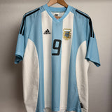 🇦🇷 Argentinien 2002 Heimtrikot – Gabriel Batistuta #9 – Adidas (M)