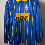 Werder Bremen 1995/96 UEFA-Pokal Auswärtstrikot – Langarm (S, fällt größer aus)